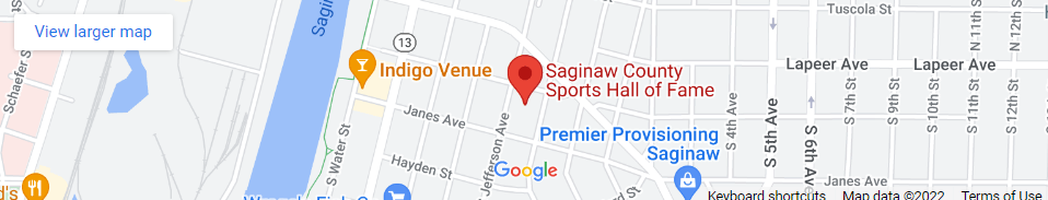 SAGINAW COUNTY SPORTS HALL OF FAME map 2
